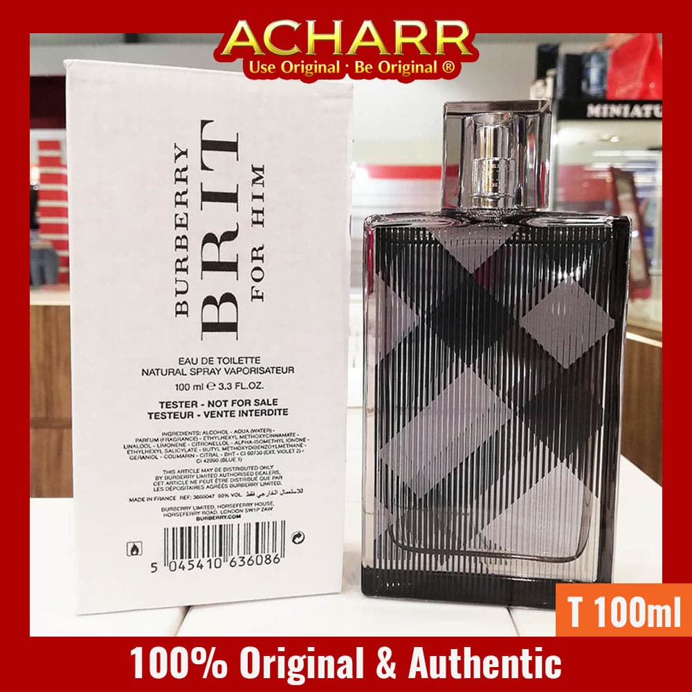 Burberry Brit For Him Tester Unit 100ml New Perfume