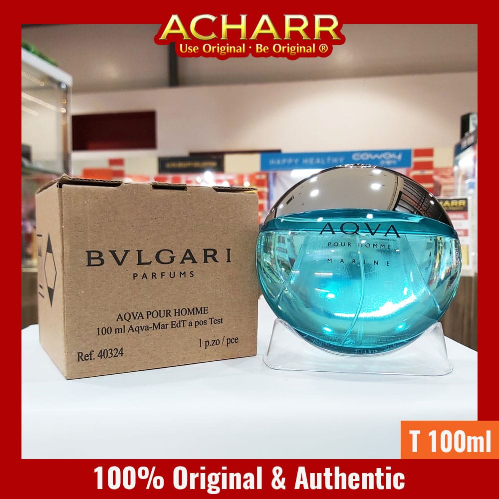 vlgari AQVA Pour Homme Marine Tester Unit 100ml Perfume