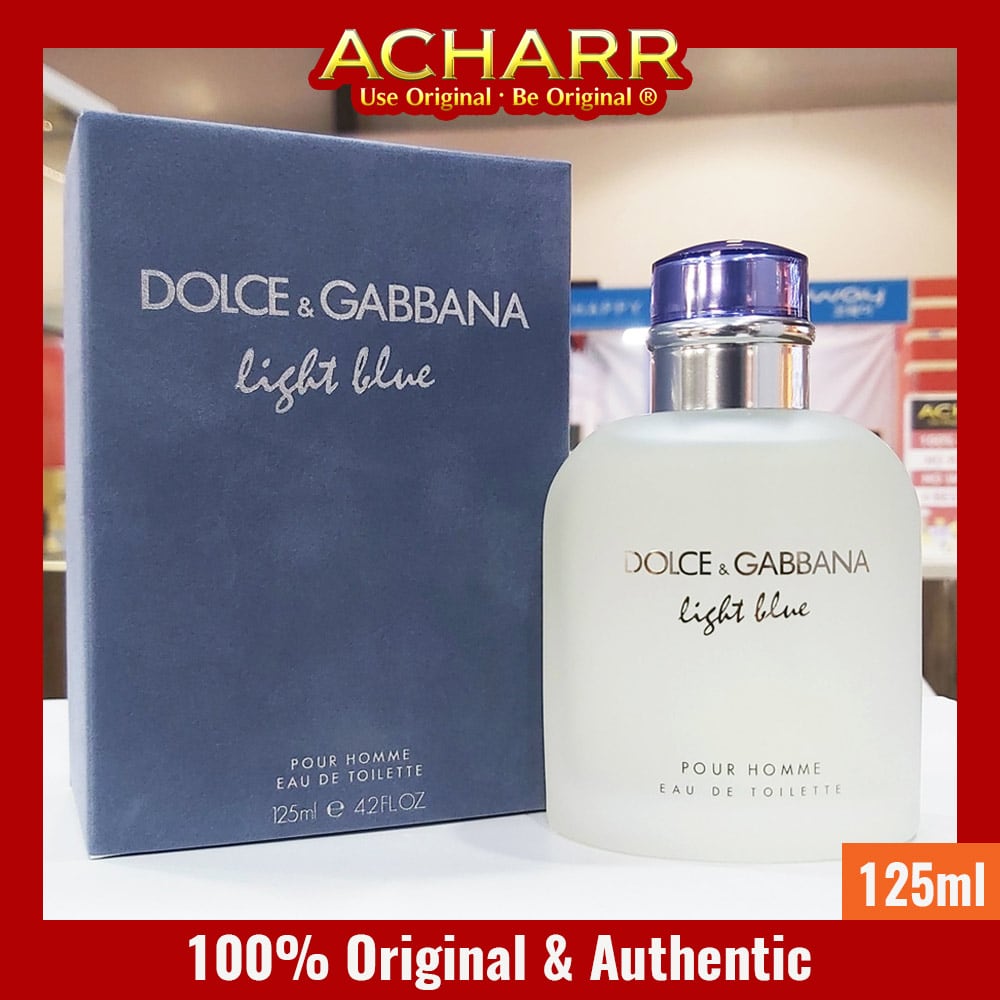 D&G Light Blue Pour Homme Retail Unit 125ml Perfume