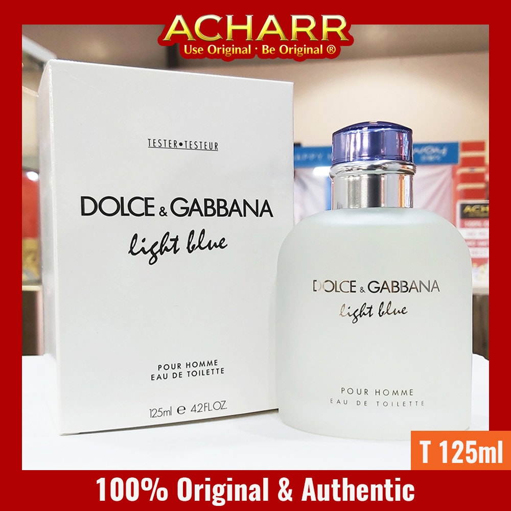 D&G Light Blue Pour Homme Tester Unit 125ml Perfume