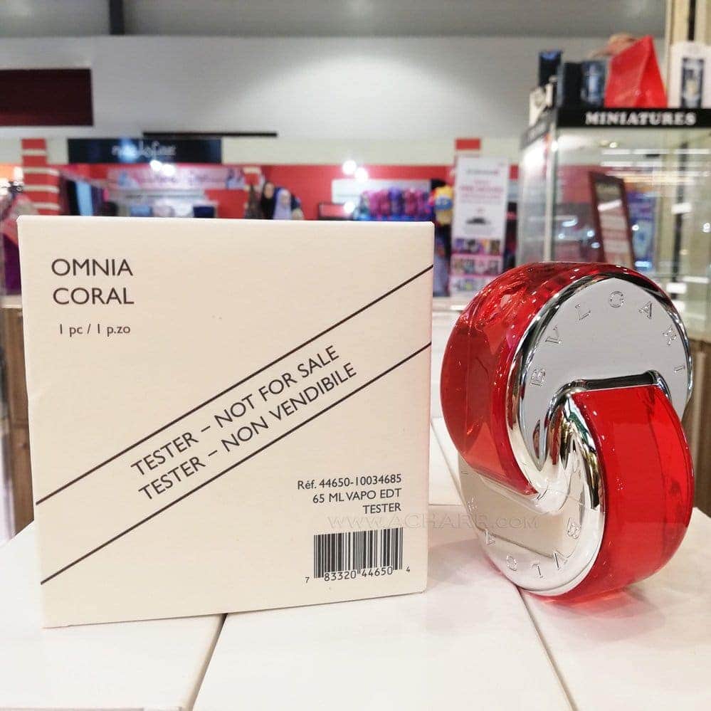 Bvlgari Omnia Coral Tester Unit