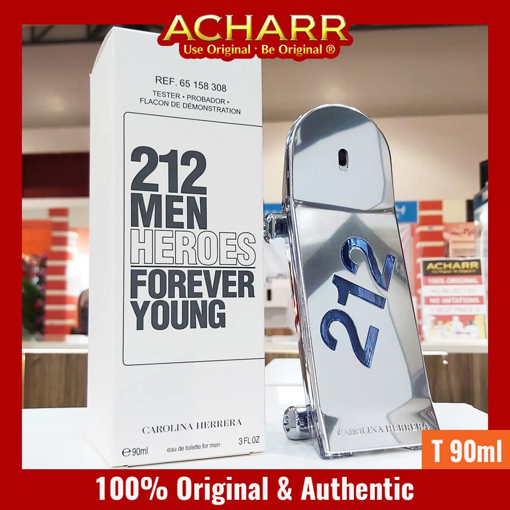 Carolina Herrera CH 212 Heroes Tester Unit 90ml Perfume