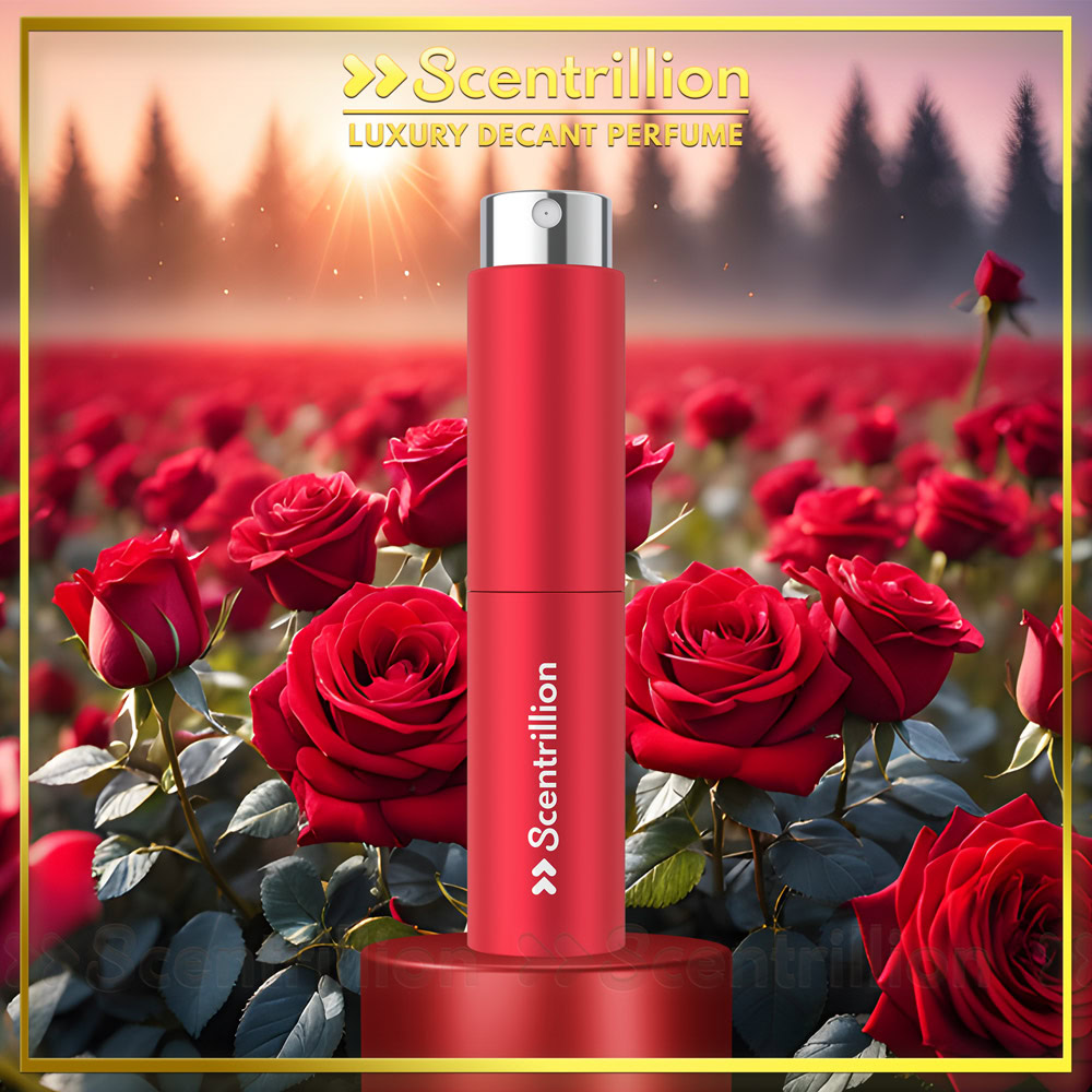 Scentrillion Metal Case Scarlet Red – Spray