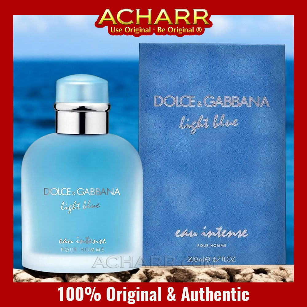 D&G Light Blue Pour Homme Intense - Retail Unit 200ml Perfume