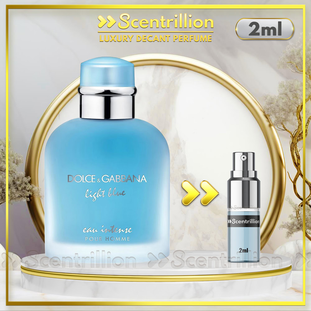 D&G Light Blue Pour Homme Intense - Scentrillion Decant 2ml Perfume