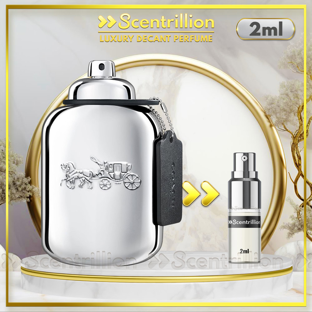 Coach Platinum For Men - Scentrillion Decant 2ml Perfume